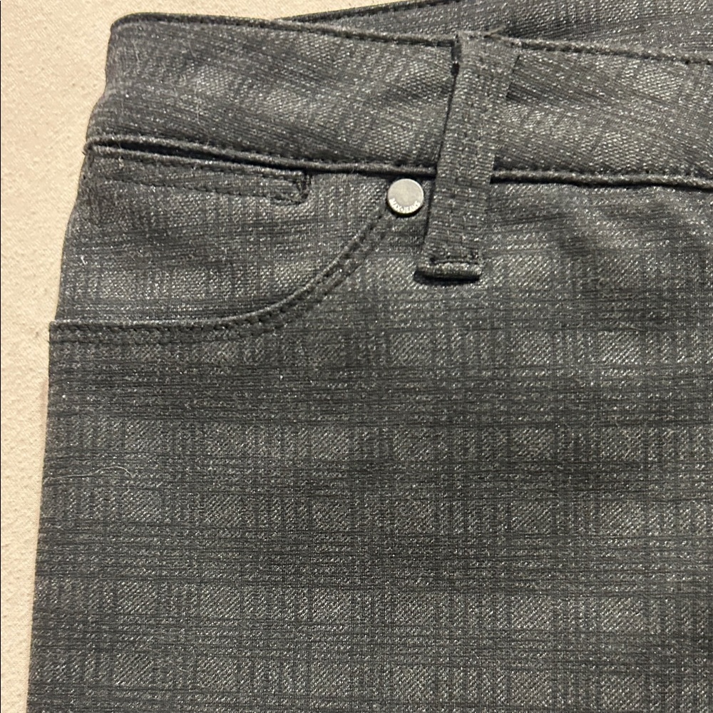 Max Jeans Jeggings Charcoal Plaid Skinny Women’s Jeans